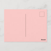 ヴィンテージハイビスカスポストカード ポストカード (裏面)