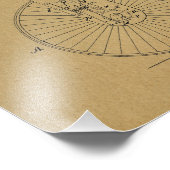 ヴィンテージハイホイーラー自転車特許プリント フォトプリント (角)