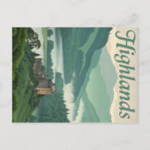 ヴィンテージハイランズミスティーロック&キャッスル ポストカード (正面)