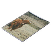 ヴィンテージハイランド牛の写真 ノートブック (左側)