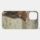 ヴィンテージハイランド牛牛の写真 Case-Mate iPhoneケース (裏面 (横))