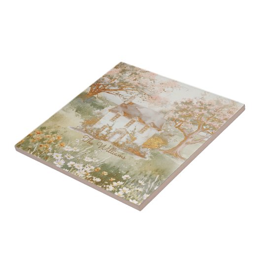 ヴィンテージハウスインザグリーンメドウコテージコアート タイル (側面)