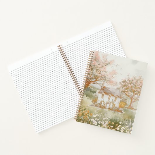 ヴィンテージハウスインザグリーンメドウコテージコアート ノートブック (内部)