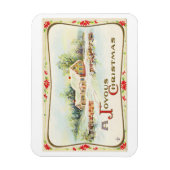 ヴィンテージハウスフレキシブルフォトマグネット マグネット (縦)