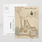 ヴィンテージハウス引っ越しました 案内ポストカード (正面/裏面)