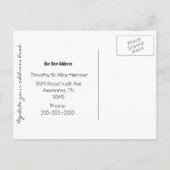 ヴィンテージハウス引っ越しました 案内ポストカード (裏面)