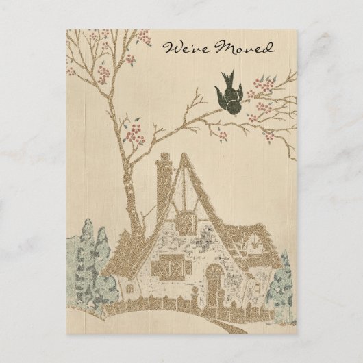 ヴィンテージハウス引っ越しました 案内ポストカード (正面)