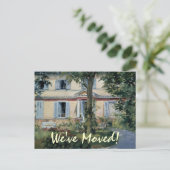 ヴィンテージハウスbyマネ、住所の変更 案内ポストカード (スタンド正面)