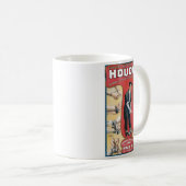 ヴィンテージハウディーニ広告手錠のポスター コーヒーマグカップ (正面右)