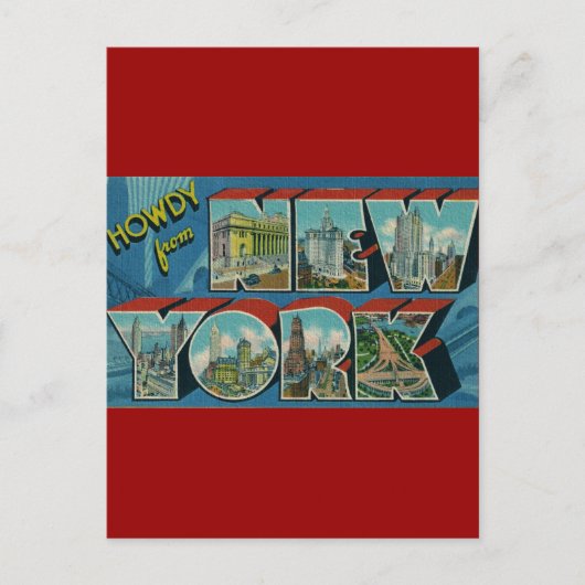 ヴィンテージハウディ・from New York ポストカード (正面)