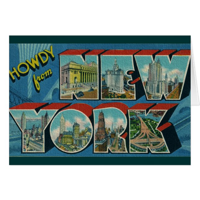 ヴィンテージハウディ・from New York Card (正面横)