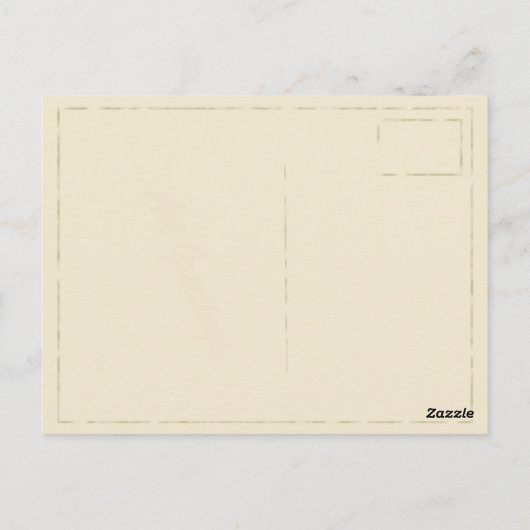 ヴィンテージハガキとスイートガール読ズ ポストカード (裏面)