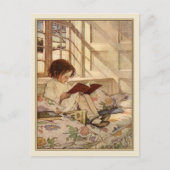 ヴィンテージハガキとスイートガール読ズ ポストカード (正面)