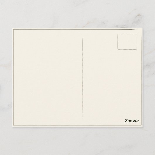 ヴィンテージハガキとロンドン警察の呼び出し ポストカード (裏面)