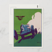 ヴィンテージハガキ付き古車用ハガキ ポストカード (正面/裏面)