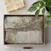 ヴィンテージハガキ 薄葉紙 (ギフト)