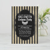 ヴィンテージハグランジロウィンの衣装パーティの招待状 招待状 (スタンド正面)