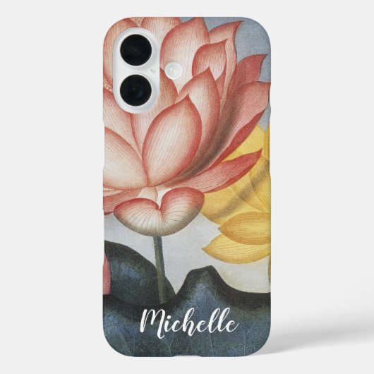 ヴィンテージハスの花エジプトの神聖な豆 Case-Mate iPhoneケース (裏面)