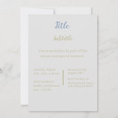 ヴィンテージハス 招待状 (裏面)