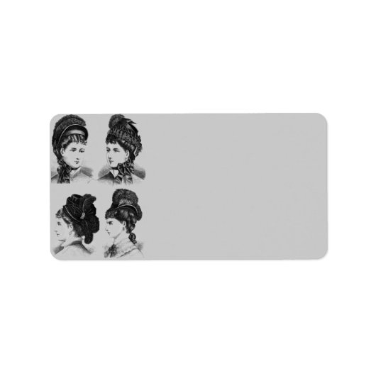 ヴィンテージハット住所 シール (正面)