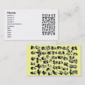 ヴィンテージハット名刺 名刺 (正面/裏面)