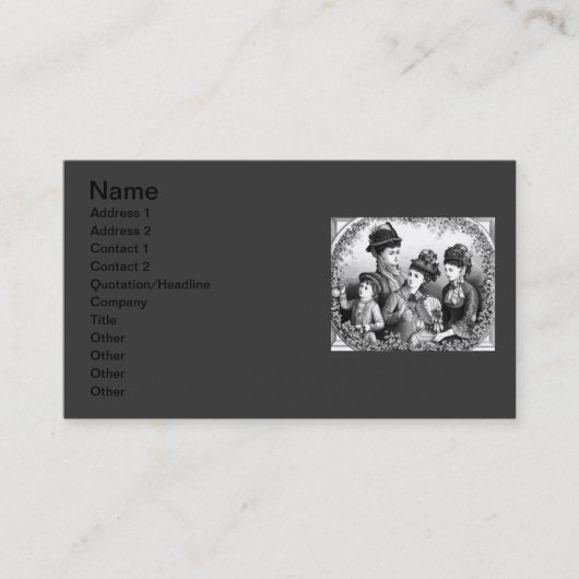 ヴィンテージハット名刺 名刺 (正面)