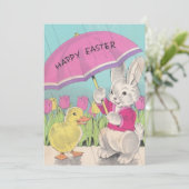 ヴィンテージハッピーイースターチックバニーフローラ シーズンカード (スタンド正面)