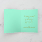 ヴィンテージハッピーイースターバニー シーズンカード (内部)