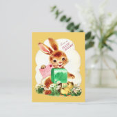 ヴィンテージハッピーイースターメッセージの束 シーズンポストカード (スタンド正面)