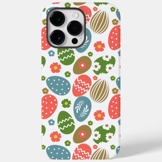 ヴィンテージハッピーイースター開花 Case-Mate iPhoneケース (裏面)