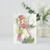 ヴィンテージハッピークリスマス シーズンポストカード (スタンド正面)