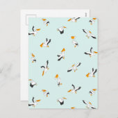 ヴィンテージハッピーサマーシーバード シーズンポストカード (正面/裏面)