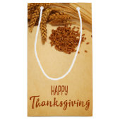 ヴィンテージハッピーサンクスギビング小麦トウモロコシ スモールペーパーバッグ (裏面)