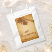 ヴィンテージハッピーサンクスギビング小麦トウモロコシ フェイバーバッグ (クリップ留めされた状態)