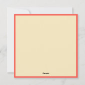 ヴィンテージハッピーサンタ シーズンカード (裏面)