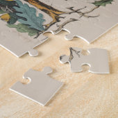 ヴィンテージハッピーニューイヤーイラストレーション(1876) ジグソーパズル (側面)