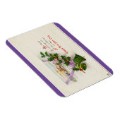 ヴィンテージハッピーニューイヤーフレキシブルマグネット マグネット (右側)