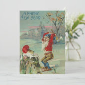 ヴィンテージハッピーニューイヤー格言切るキノコ シーズンカード (スタンド正面)