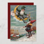 ヴィンテージハッピーニューイヤー格言 シーズンカード (正面/裏面)