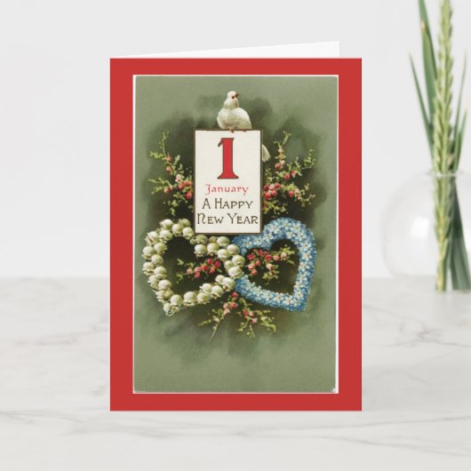 ヴィンテージハッピーニューイヤー シーズンカード (正面)