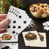 ヴィンテージハッピーハローウィンカボチャ トランプ (インサイチュ)