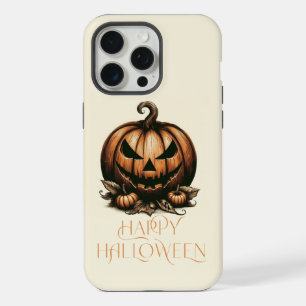 ヴィンテージハッピーハローウィンカボチャ iPhone 15 PRO MAXケース