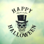 ヴィンテージハッピーハローウィンスカル ウィンドウサイン (シート3)