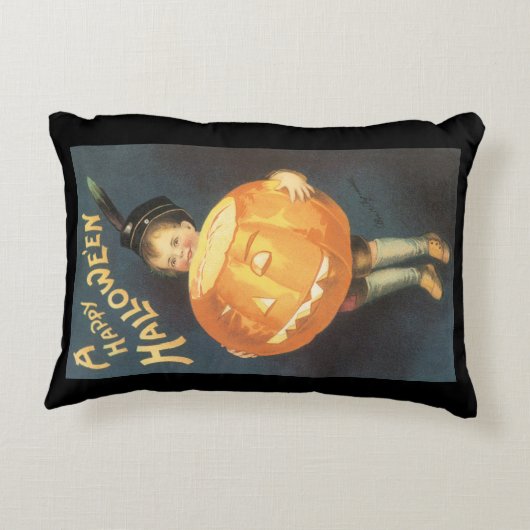 ヴィンテージハッピーハローウィンバイエレンクラッサドル アクセントクッション (裏面)