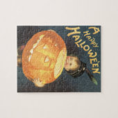 ヴィンテージハッピーハローウィンバイエレンクラッサドル ジグソーパズル (横)