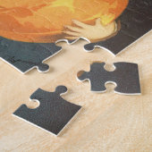 ヴィンテージハッピーハローウィンバイエレンクラッサドル ジグソーパズル (側面)