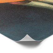 ヴィンテージハッピーハローウィンバイエレンクラッサドル ポスター (角)