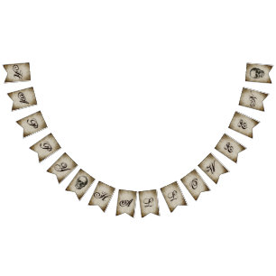 ヴィンテージハッピーハローウィンバンティングフラグバナー バンティングフラッグ