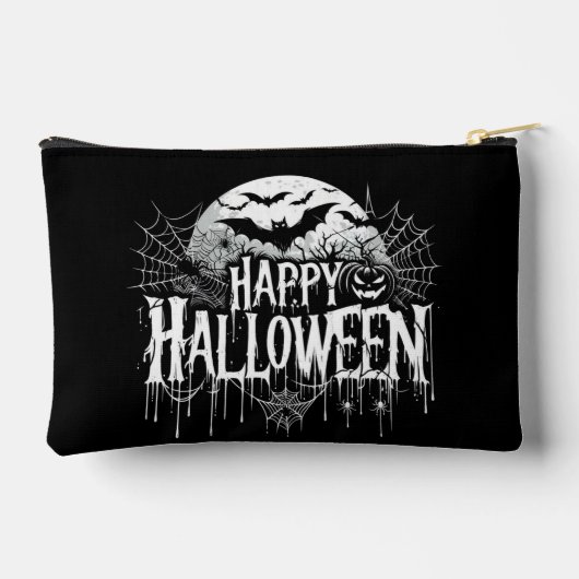 ヴィンテージハッピーハローウィン芸術 アクセサリーポーチ (裏面)