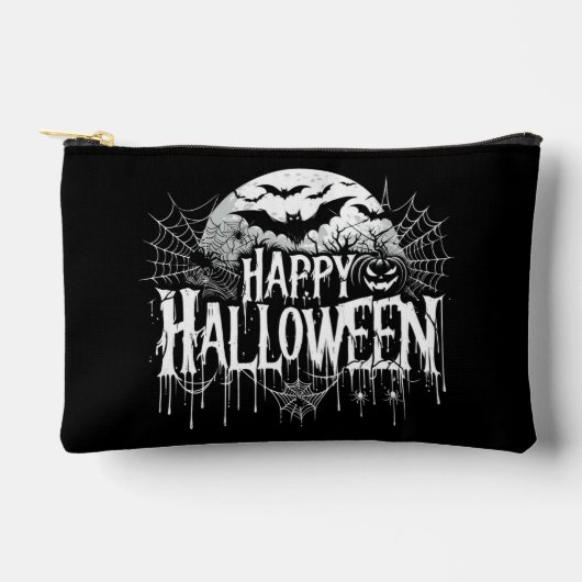 ヴィンテージハッピーハローウィン芸術 アクセサリーポーチ (正面)